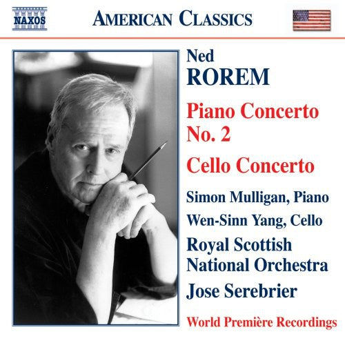 the album cover for José Serebrier - Piano Concerto 2 / Cello Concerto