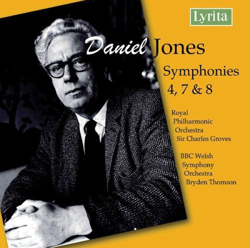 the album cover for D. Jones - Symphonies 4 7 & 8
