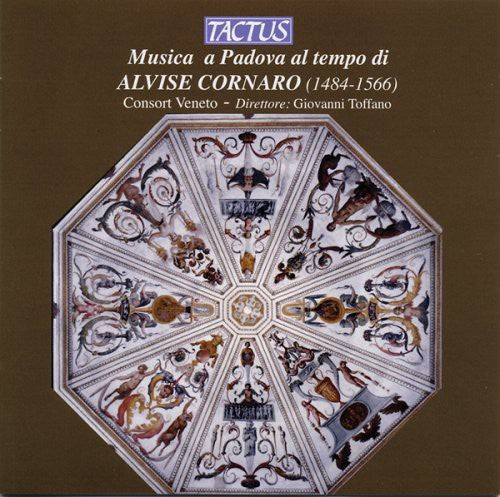 the album cover for Giovanni Toffano - Music from Padua in the Time of Alvise Cornaro