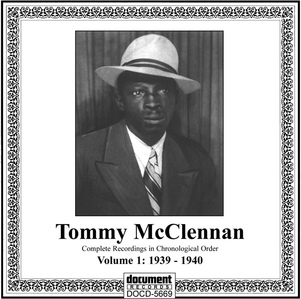 the album cover for Tommy Mcclennan - 1939-1940 Whiskey Head Woman, Vol. 1