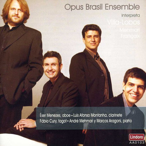 the album cover for Opus Brasil Ensemble - Music for Oboe Clarinet & Bassoon