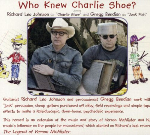 the album cover for Johnson/Bendian - Who Knew Charlie Shoe