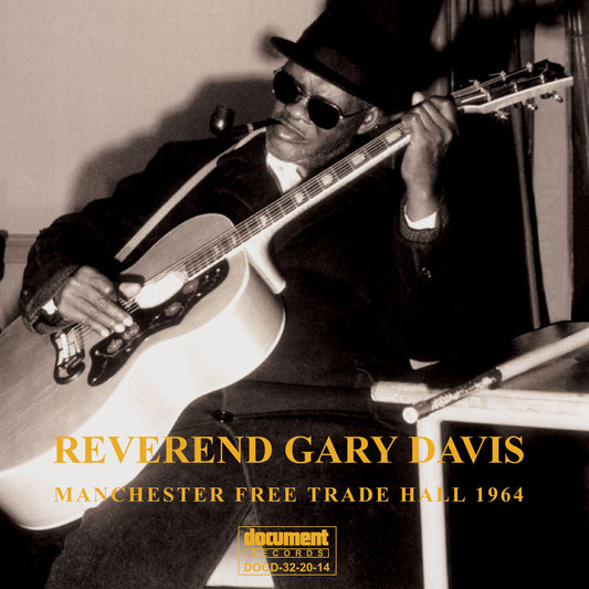 the album cover for Reverend Gary Davis - Manchester Free Trade Hall 1964