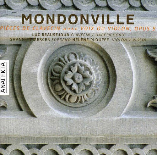 the album cover for Luc Beausejour - Pieces for Harpsichord / Sonata 4