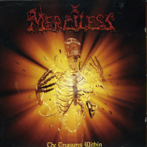 the album cover for Merciless - Treasures Within