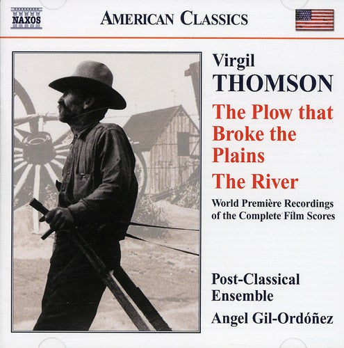 the album cover for Angel Gil-Ordonez - Plow That Broke the Plains / River
