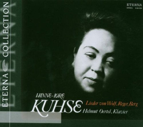 the album cover for Wolf/Reger/Berg - Hanne-Lore Kuhse Sings