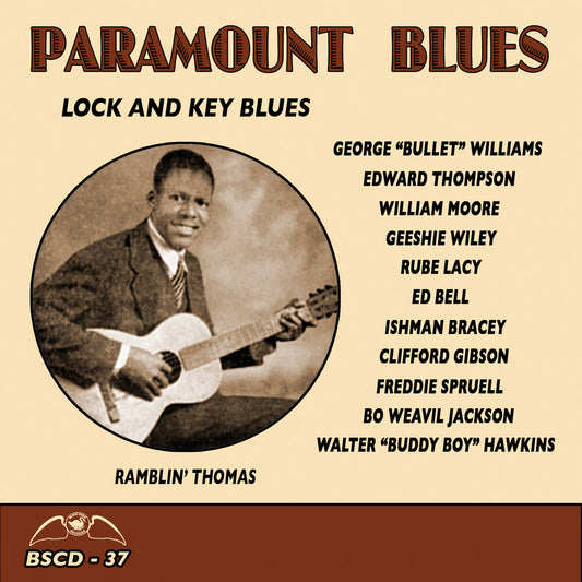 the album cover for Paramount Blues Lock & Key Blues - Paramount Blues: Lock and Key Blues