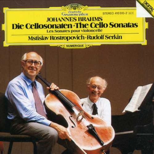 the album cover for Mstislav Rostropovich - Cello Sonatas 1 & 2