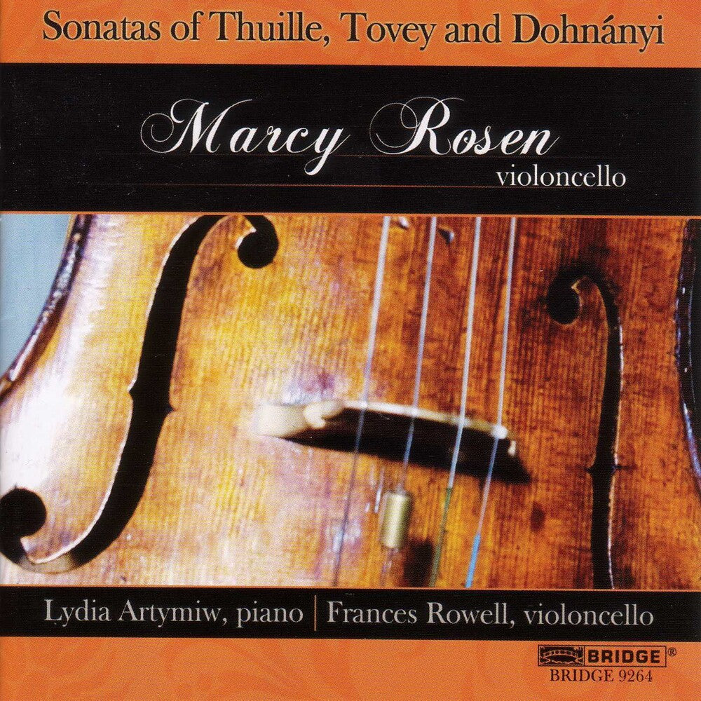 the album cover for Marcy Rosen - Marcy Rosen Plays Cello Sonatas