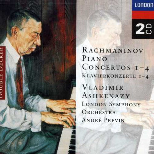 the album cover for VLADIMIR ASHKENAZY - Piano Concertos 1-4