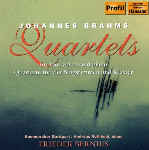 the album cover for Andreas Rothkopf - Quartets for Four Voices & Piano