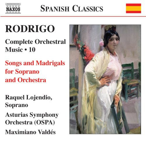 the album cover for Raquel Lojendio - Songs & Madrigals for Soprano & Orchestra 10