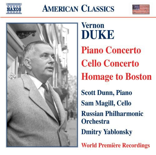 the album cover for L. FOSS - Piano Concerto / Cello Concerto / Homage to Boston