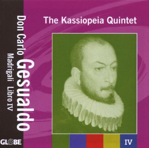 the album cover for The Kassiopeia Quintet - Don Carlo Gesualdo