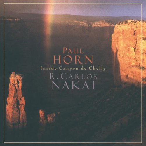 the album cover for Nakai/Horn - Inside Canyon de Chelly