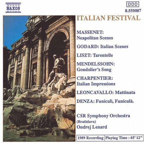the album cover for Ondrej Lenard - Italian Festival