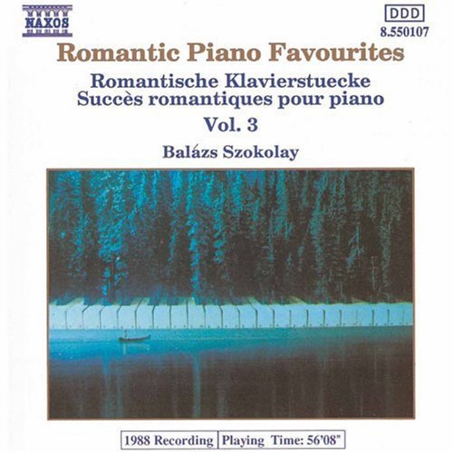 the album cover for ROMANTIC PIANO FAVOURITES - Romantic Piano Music 3