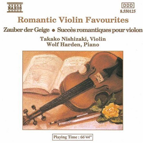 the album cover for TAKAKO NISHIZAKI - Romantic Violin Favorites