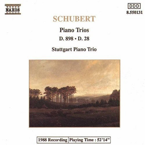 the album cover for Stuttgart Piano Trio - Piano Trios 28 & 898