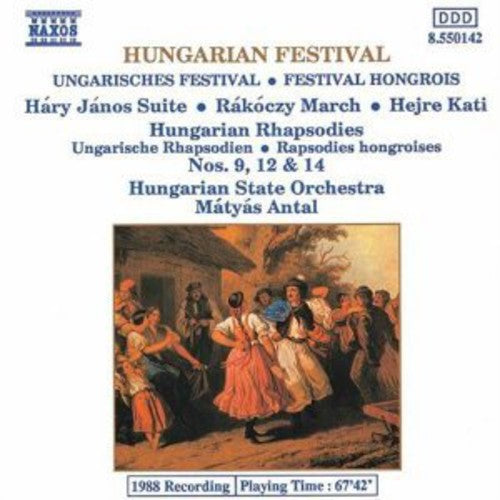 the album cover for Matyas Antal - Hungarian Rhapsodies / Hary Janos Suite