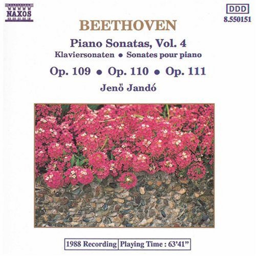 the album cover for JenÅ‘ JandÃ³ - Piano Sonatas 30-32