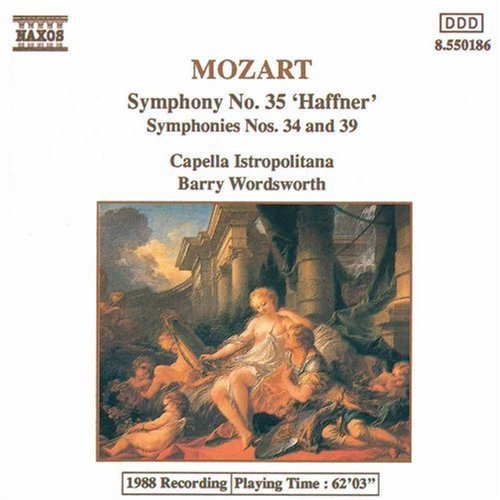 the album cover for Capella Istropolitana - Symphonies 34, 35 & 39