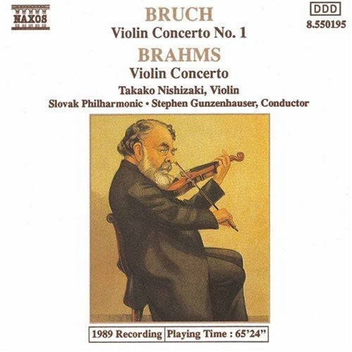 the album cover for TAKAKO NISHIZAKI - Violin Concerto / Violin Concerto 1