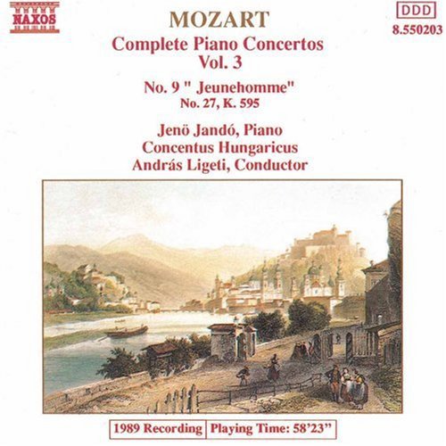 the album cover for JenÅ‘ JandÃ³ - Piano Concerti 9 & 27