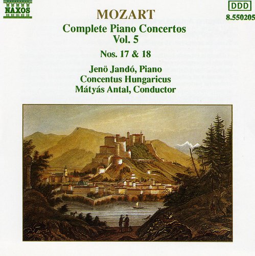 the album cover for JenÅ‘ JandÃ³ - Piano Concerti 17 & 18