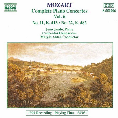 the album cover for JenÅ‘ JandÃ³ - Piano Concerti 11 & 22