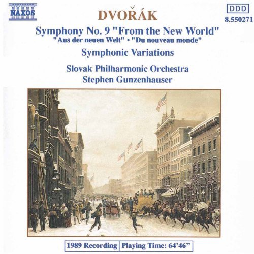 the album cover for Slovak Philharmonic Orchestra - Symphony 9 " New World "