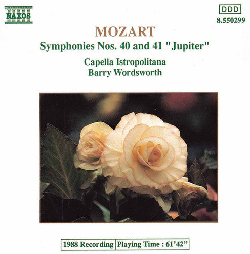 the album cover for Capella Istropolitana - Symphonies 40 & 41