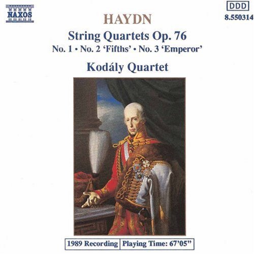 the album cover for Kodaly Quartet - String Quartets Op 76, 1-3