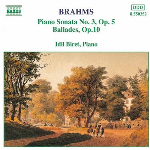 the album cover for Idil Biret - Piano Sonata 3 / Ballades Op 10