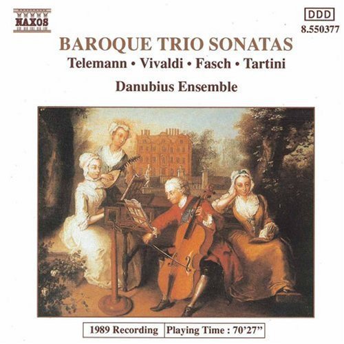 the album cover for Danubius Quartet - Trio Sonatas