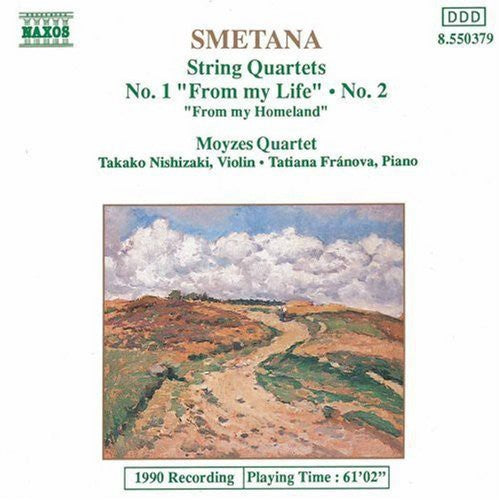 the album cover for TAKAKO NISHIZAKI - String Quartets 1 & 2 / from My Homeland