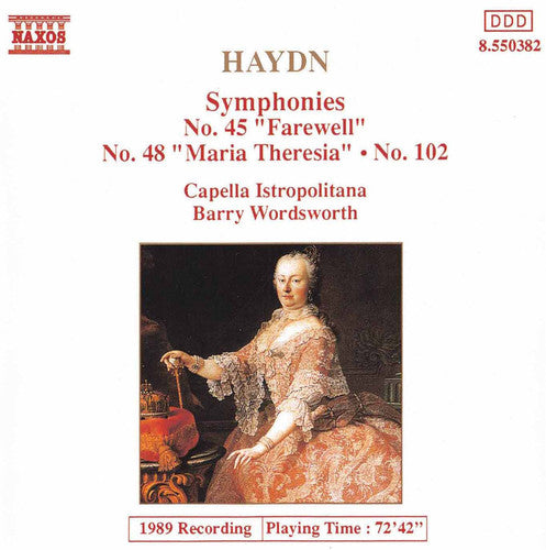 the album cover for BARRY WORDSWORTH - Symphonies 45, 48 & 102