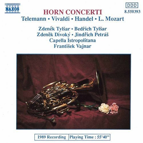 the album cover for Bedrich Tylsar - Horn Concerti