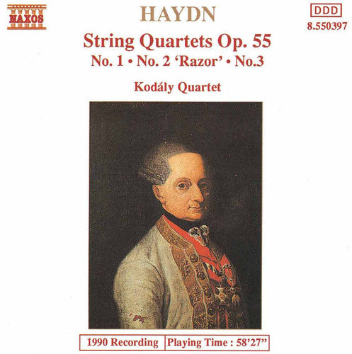 the album cover for Kodaly Quartet - String Quartets Opus 55, 1-3