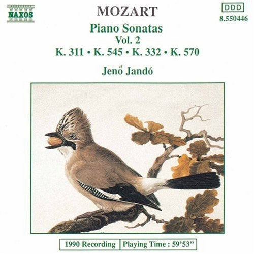 the album cover for JenÅ‘ JandÃ³ - Piano Sonatas 311, 332, 545 & 570