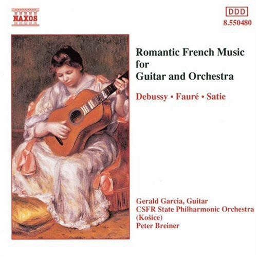 the album cover for GERALD GARCIA - Romantic French Music for Guitar & Orchestra / Various