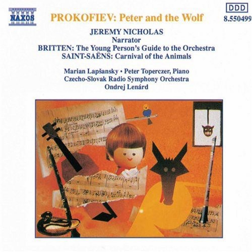 the album cover for Ondrej Lenard - Peter & the Wolf