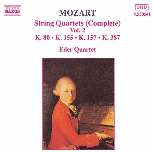 the album cover for Eder Quartet - String Quartets 80, 155, 157 & 387