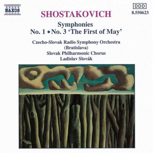 the album cover for Ladislav Slovak - Symphonies 1 & 3
