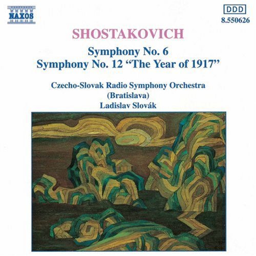 the album cover for Ladislav Slovak - Symphonies 6 & 12