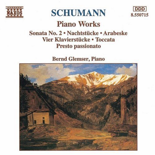 the album cover for Bernd Glemser - Piano Works / Sonata 2 / Arabeske