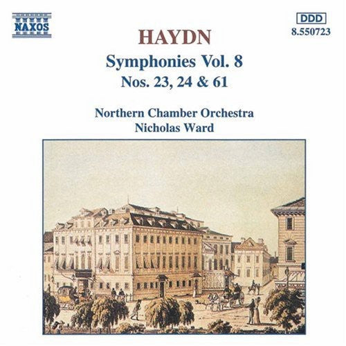 the album cover for Nicholas Ward - Symphonies 23 24 & 61