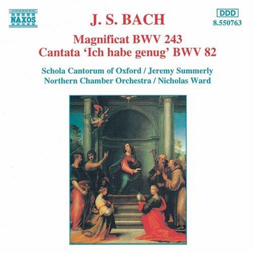 the album cover for Jeremy Summerly - Magnificat / Ich Habe Genug Cantata