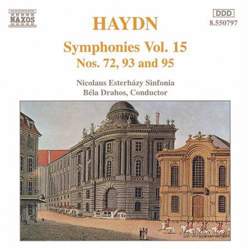 the album cover for Bela Drahos - Symphonies 72, 93 & 95
